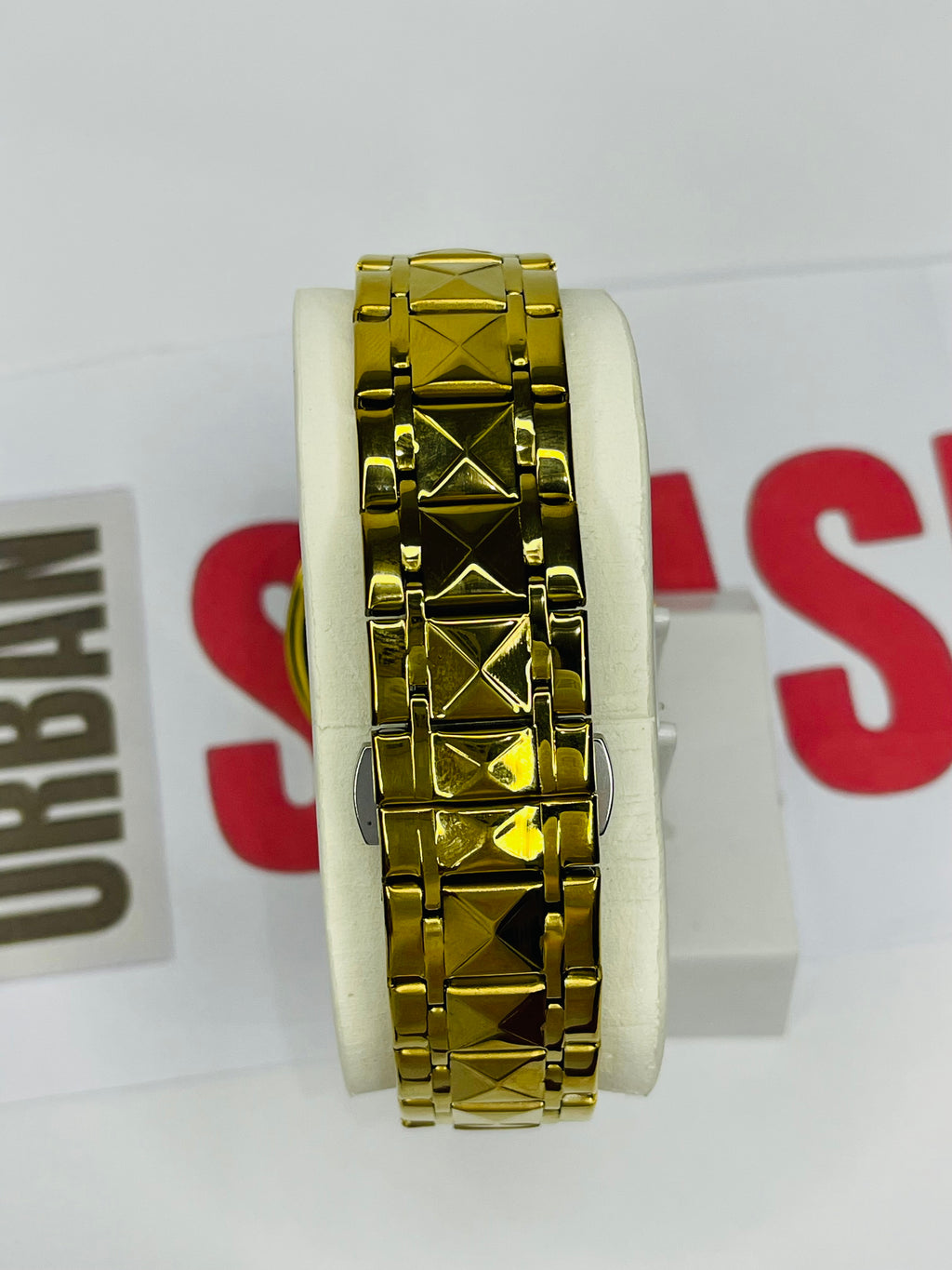 Golden OPK 8151 Men's Watch Top Luxury Brand Quartz Watch Diamond Double Calendar Stainless Steel Waterproof Men's Business Watch (Copy)