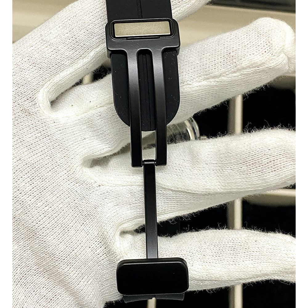 All Black Universe Octa Magnet Strap Watch