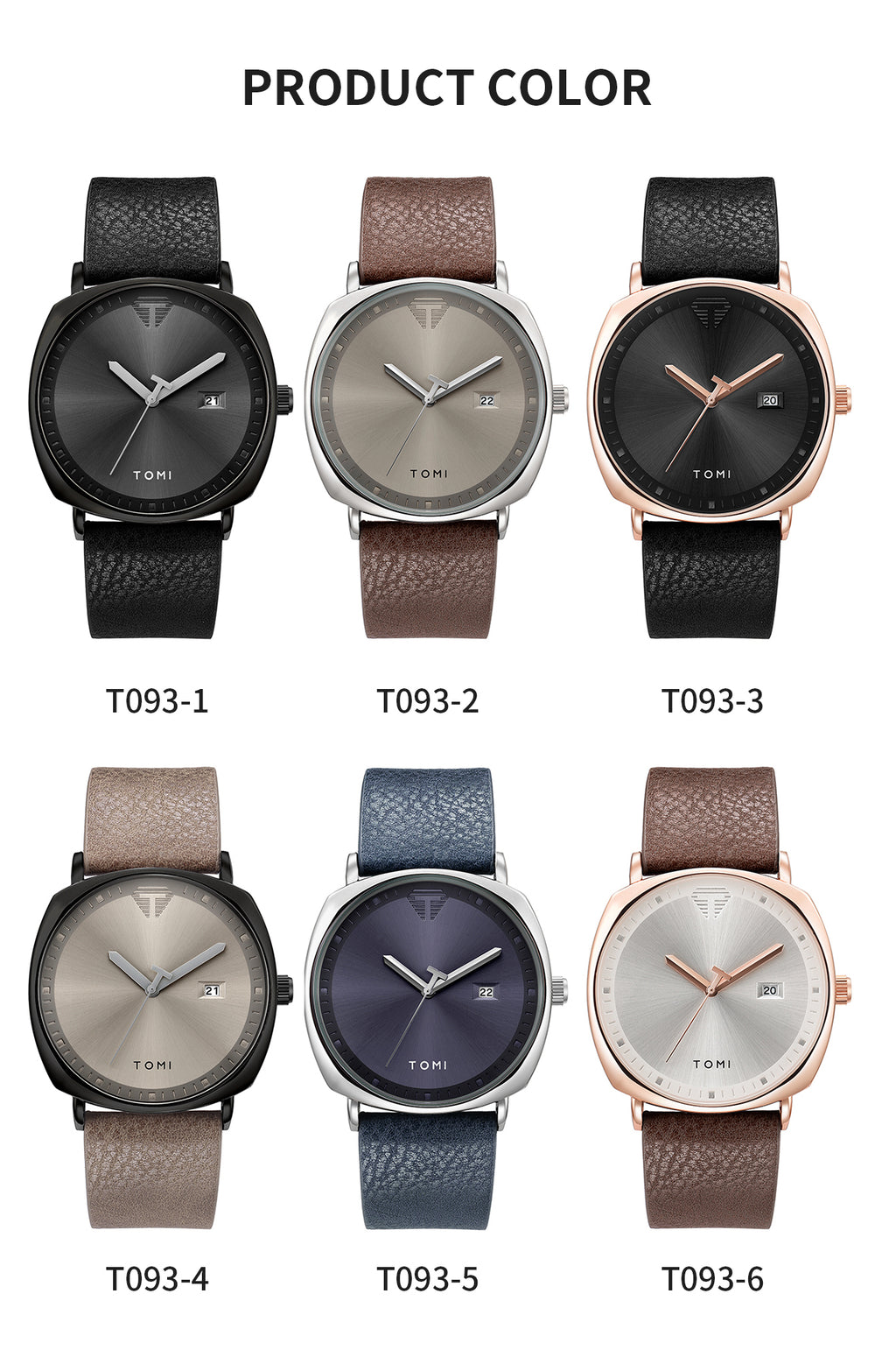 OEM Accept Quartz Watch Fashion Casual Simple Men's and Women's Watches Versatile Watch Reloj