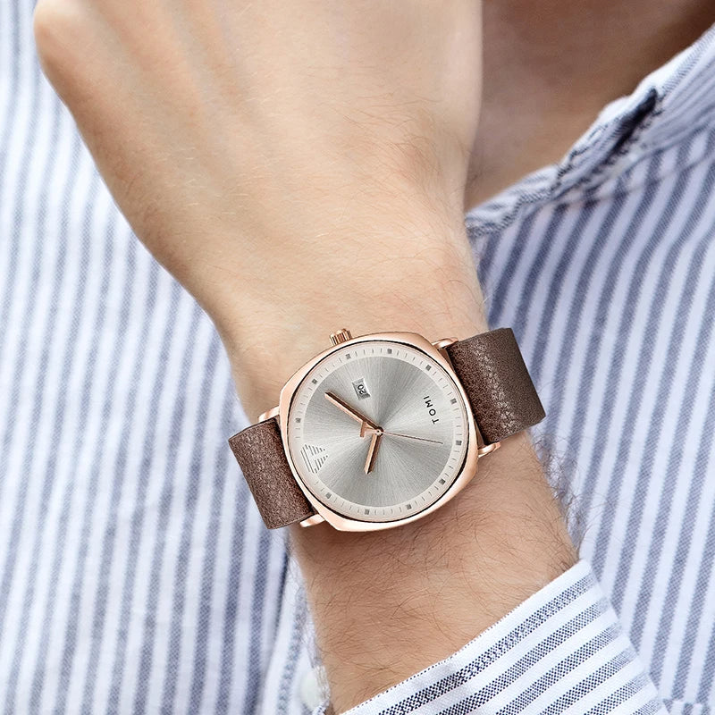 OEM Accept Quartz Watch Fashion Casual Simple Men's and Women's Watches Versatile Watch Reloj