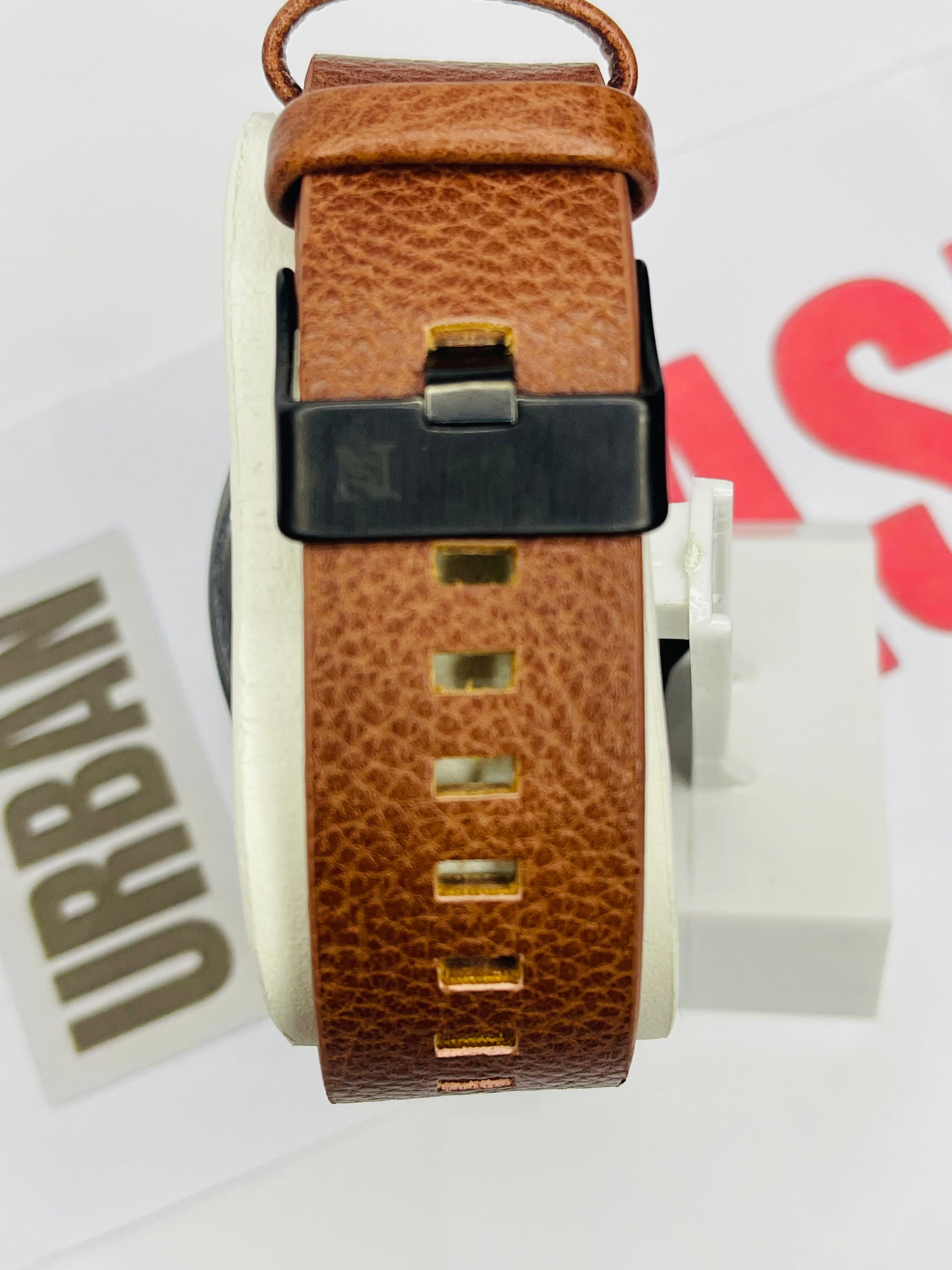 NS Brand Watches Mens Leather Sports Watch Mens Outdoor Sports quartz watch Chronograph Men's clock