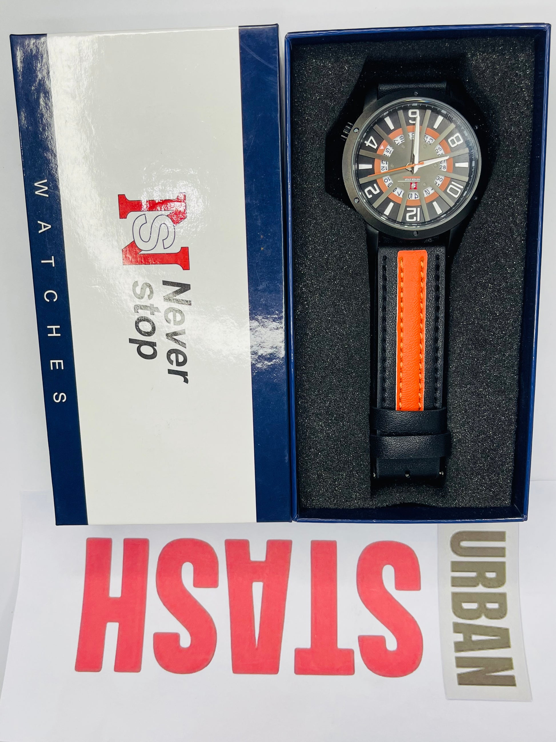 NS 9202 Leather Bracelets  Watch