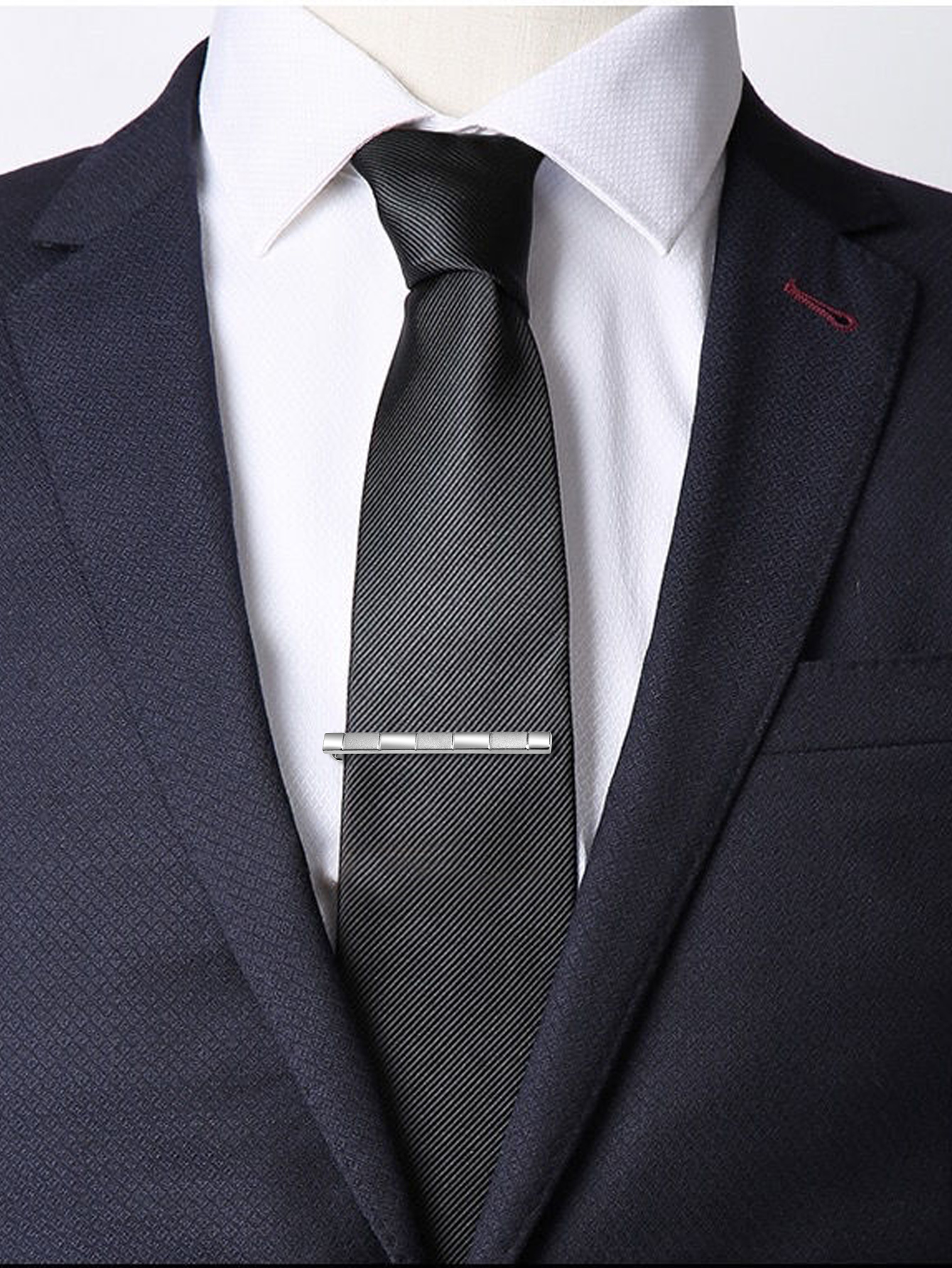 Men's Watch Set Includes a Tie Clip and Cufflinks