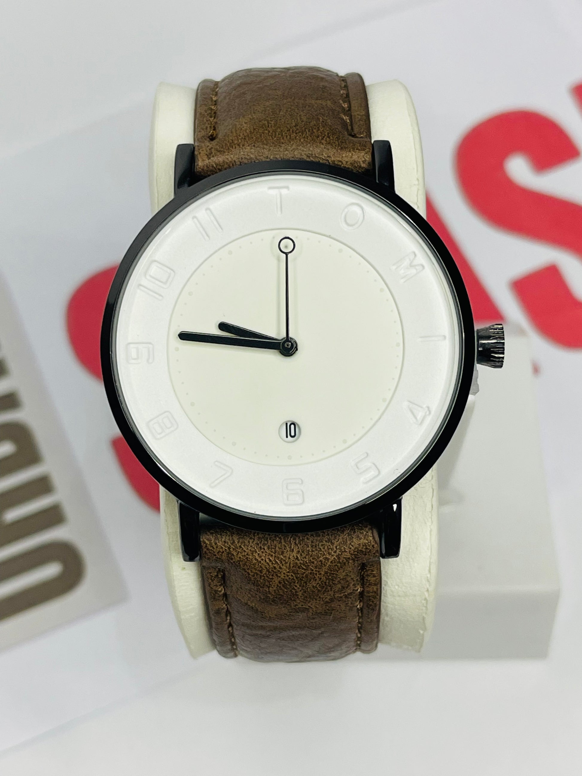 Men's Minimalist Fashion Watch Men's and Women's Watch Versatile Calendar Round Large dial Quartz Watch Premium Watch