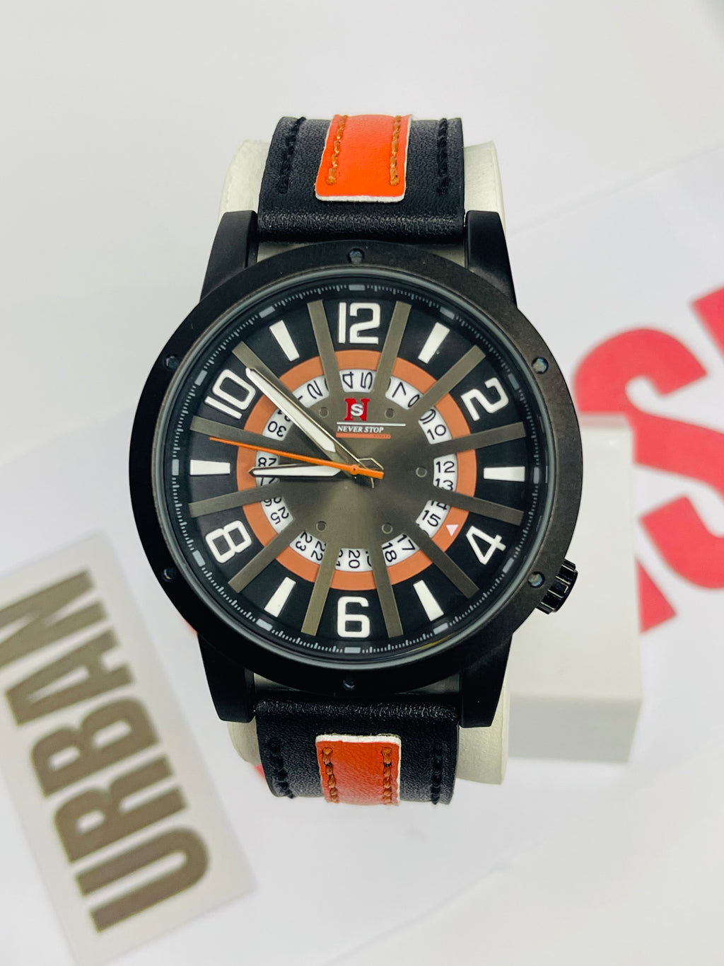 NS 9202 Leather Bracelets  Watch