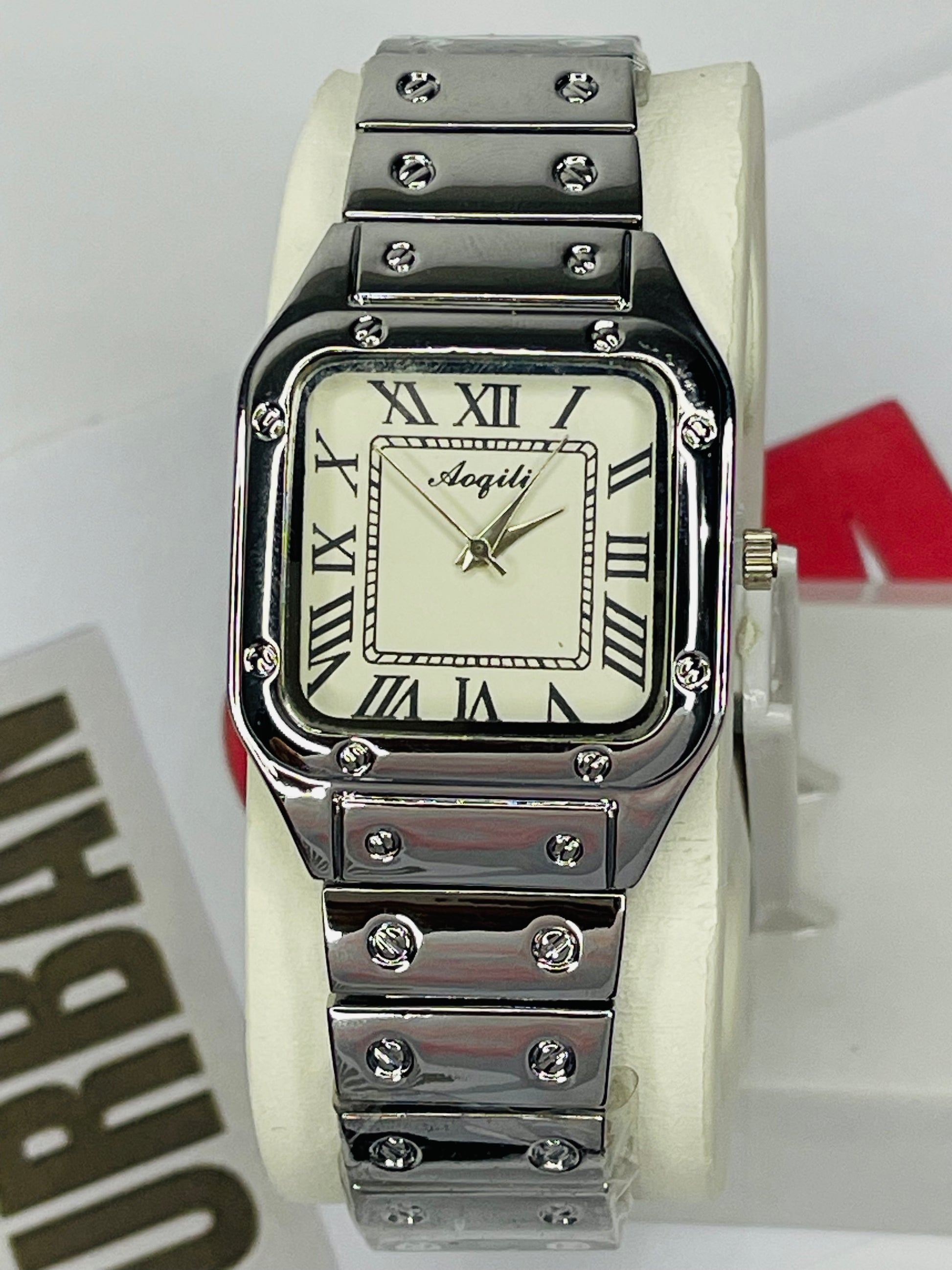 Square Women Watches Ladies Quartz Watch Female Wristwatch Stainless Steel Bamboo Strap Casual Lady Clock Watch Relogio Feminino