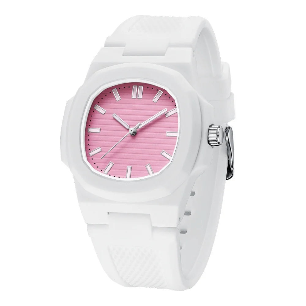 Wholesale Silicone Black Quartz Watch With No Logo Reloj Para Hombre Mujer Wristwatches Customer's Dear Fittings