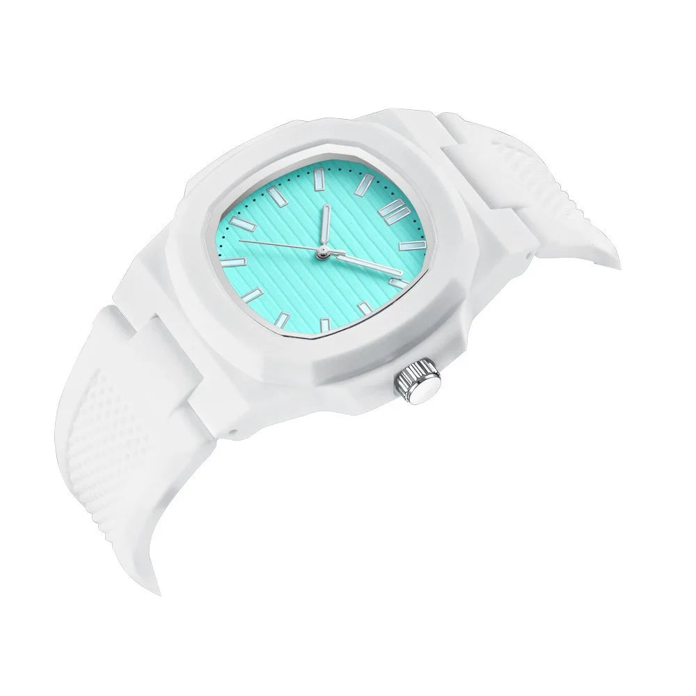Wholesale Silicone Black Quartz Watch With No Logo Reloj Para Hombre Mujer Wristwatches Customer's Dear Fittings