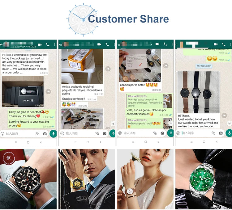 Alarm Clock Fashion Sports Watch for Men