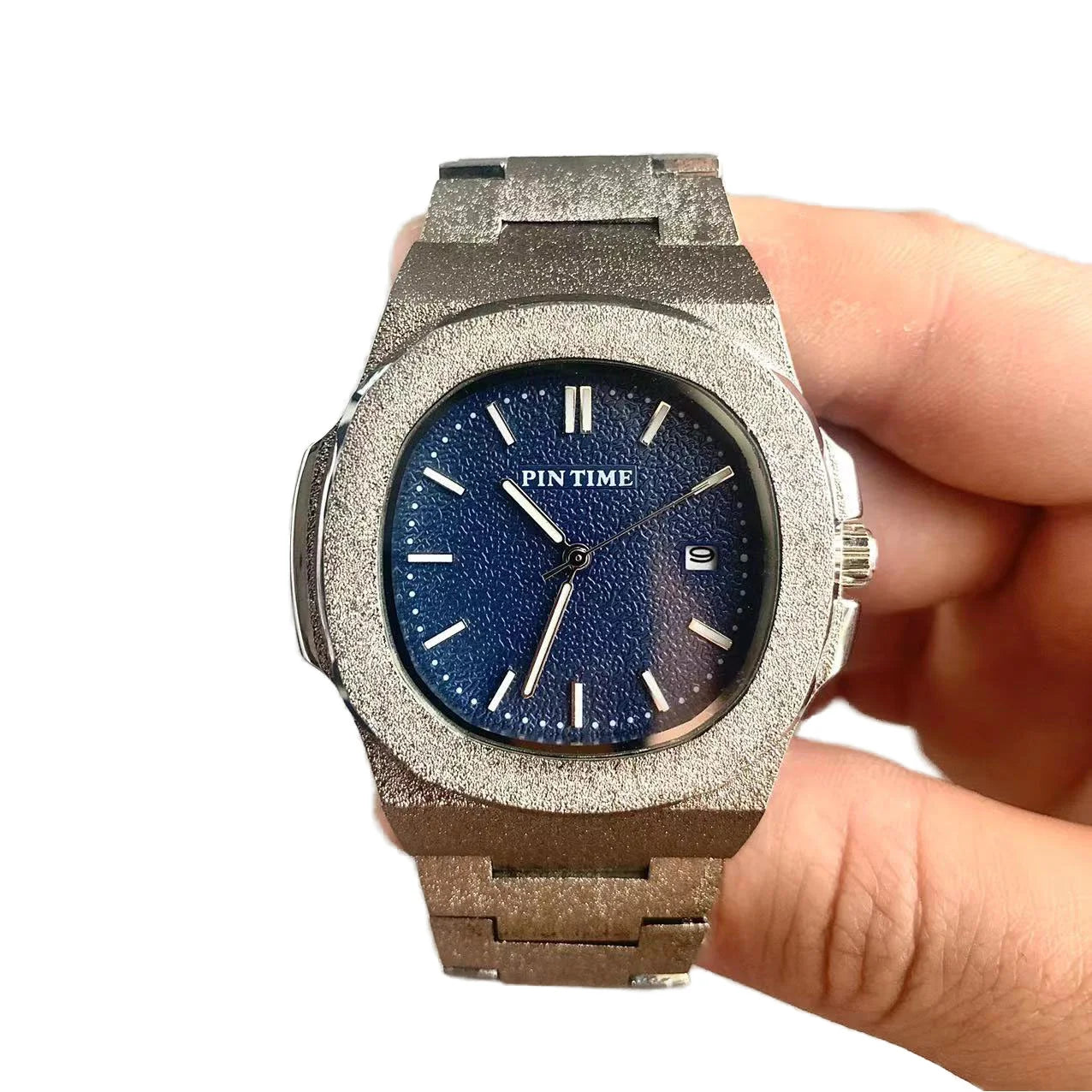 Custom Quartz Men's Wristwatch Classic Simple Square Design Analog Waterproof Sports Silicone Watch Miyota Relojes Low Price