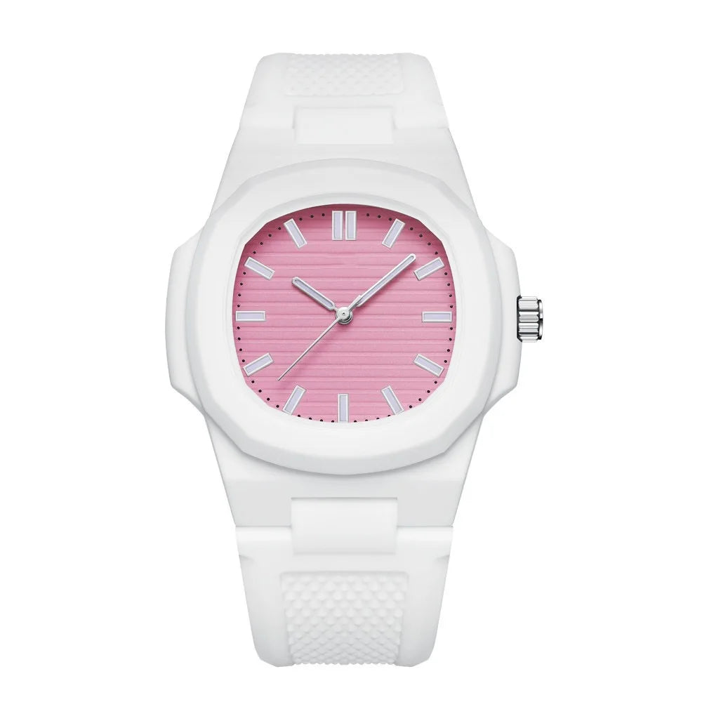 Wholesale Silicone Black Quartz Watch With No Logo Reloj Para Hombre Mujer Wristwatches Customer's Dear Fittings