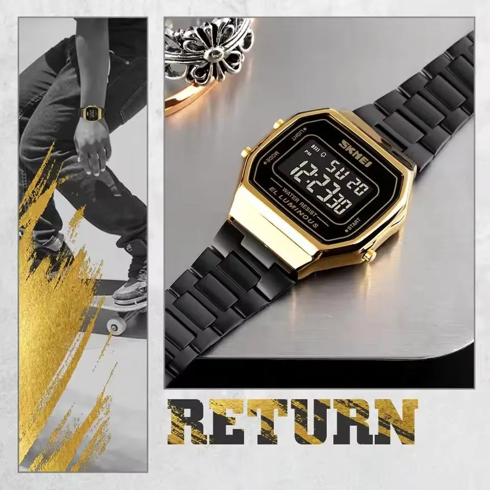 Alarm Clock Fashion Sports Watch for Men