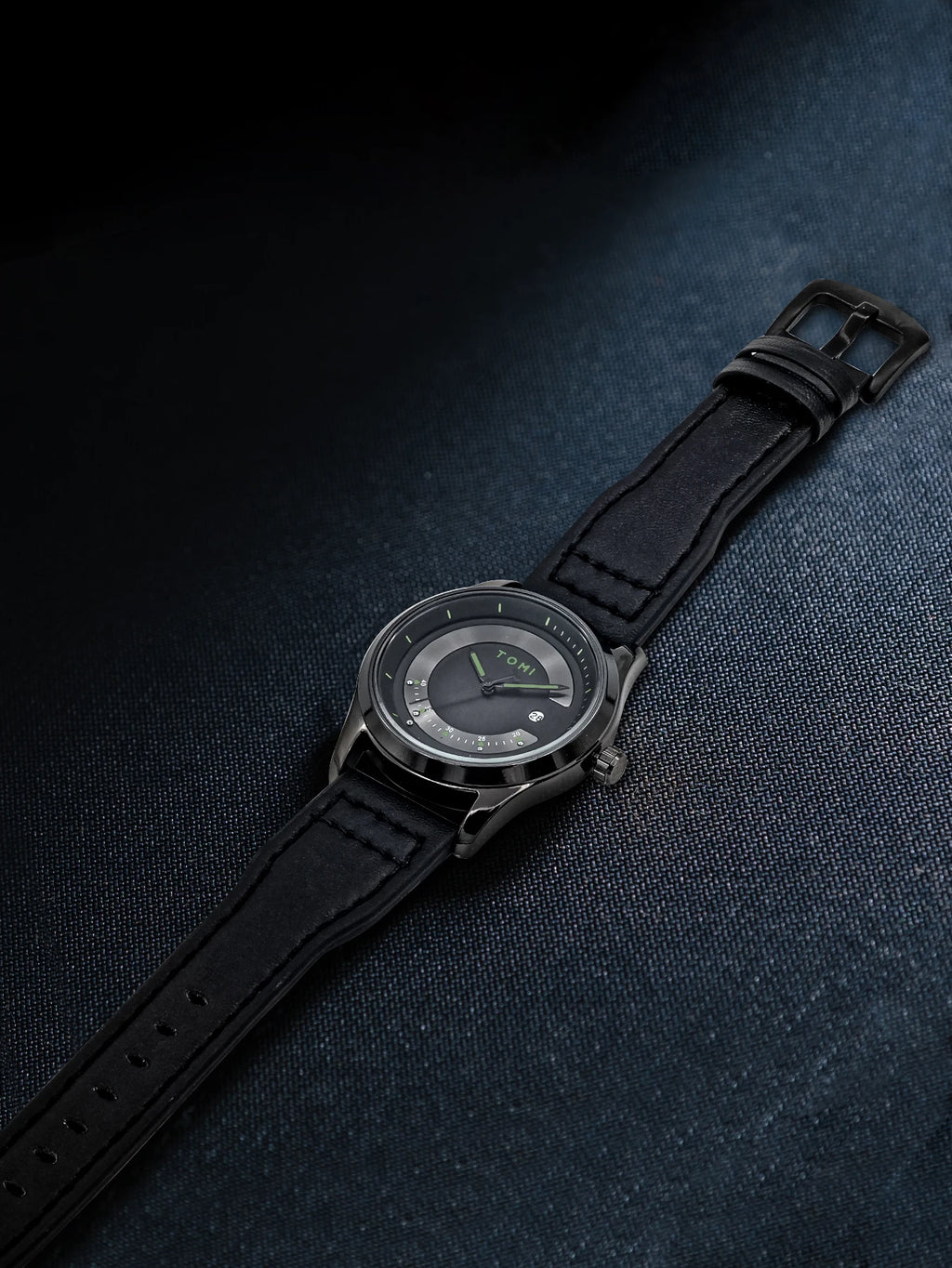 Leisure Fashion Men's Watch Leather Band Calendar Minimalist Men's Quartz Watch High Quality Clock Gift